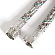 Гибкая подводка для воды UNI-FITT НВ 1/2" 60 см оплетка из нержавеющей стали Гибкая подводка для воды UNI-FITT НВ 1/2" 60 см оплетка из нержавеющей стали