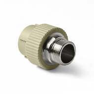 PP-R Муфта комбинированная под ключ НР Серая 90-3 PRO AQUA PP-R Муфта комбинированная под ключ НР Серая 90-3 PRO AQUA