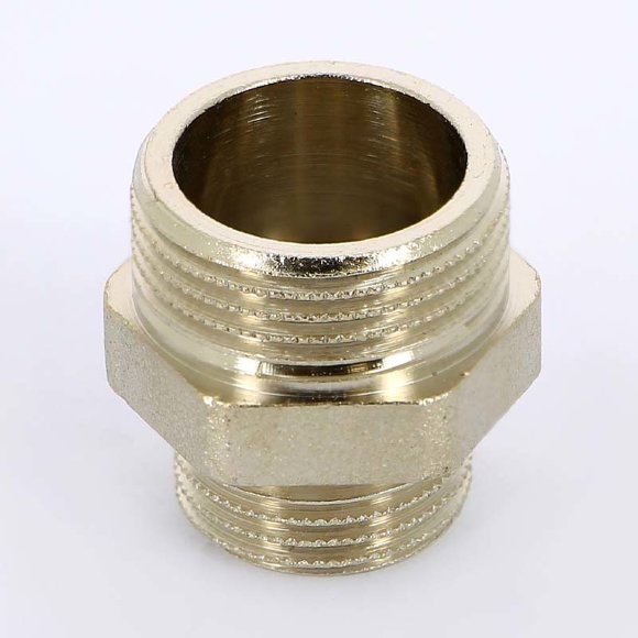 Ниппель Н никелированный UNI-FITT 1/2"x3/4" Ниппель Н никелированный UNI-FITT 1/2"x3/4"