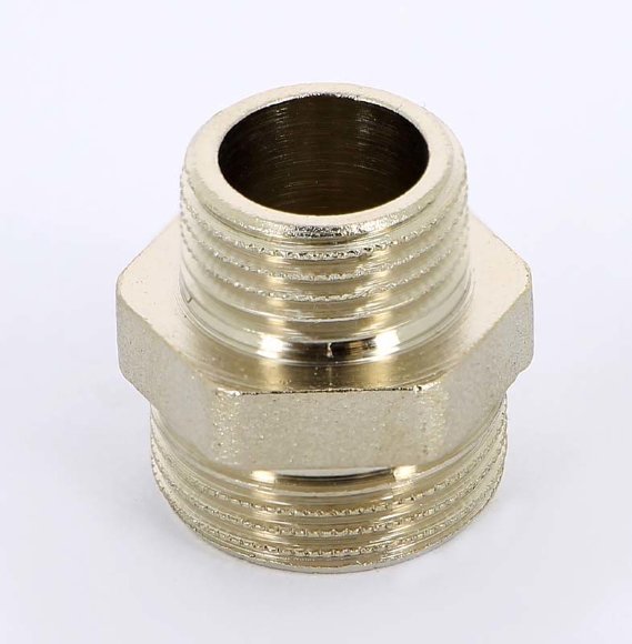 Ниппель Н никелированный UNI-FITT 1/2"x3/4" Ниппель Н никелированный UNI-FITT 1/2"x3/4"
