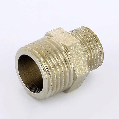 Ниппель Н никелированный UNI-FITT 1/2"x3/8" Ниппель Н никелированный UNI-FITT 1/2"x3/8"