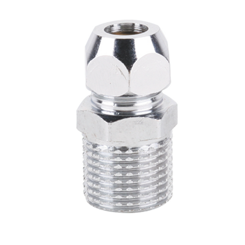 Переходник 3/8"н-1/2"н с цангой хром JIF 425 (10/250) Переходник 3/8"н-1/2"н с цангой хром JIF 425 (10/250)