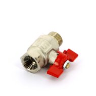 Кран шаровой НВ 1/2" UNI-FITT полнопроходной бабочка Кран шаровой НВ 1/2" UNI-FITT полнопроходной бабочка