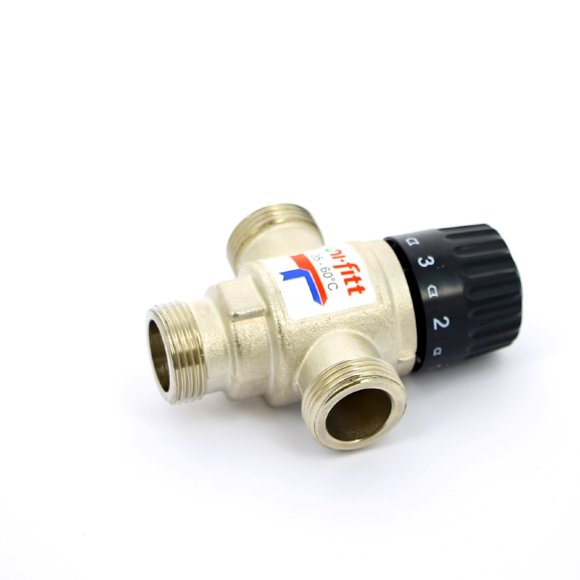 Клапан Н термосмесительный 35-60?С UNI-FITT 3/4" боковое смешение