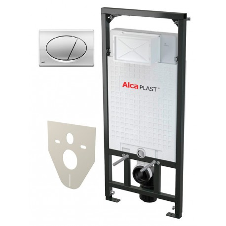 Система инстал. AlcaPlast AM101 4 в1(с кнопкой M1720-1) Система инстал. AlcaPlast AM101 4 в1(с кнопкой M1720-1)