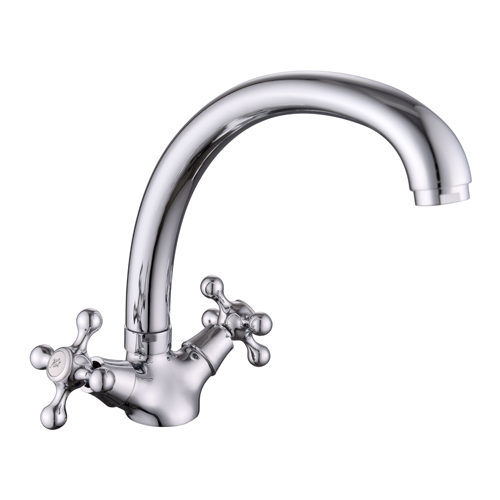 Смеситель Lucky Tap д/кух лат. 1/2", кер., излив утолщ. 20см, шпилька KDM-2007A-02-58 Смеситель Lucky Tap д/кух лат. 1/2", кер., излив утолщ. 20см, шпилька KDM-2007A-02-58