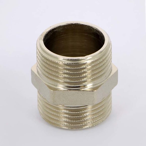 Ниппель Н никелированный UNI-FITT 1" (замена арт. 10112N060600) Ниппель Н никелированный UNI-FITT 1" (замена арт. 10112N060600)