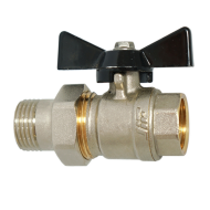 Кран шаровый JIFRUS с полусгоном (американкой) 1/2" бант JIF 360 NB (2/50) Кран шаровый JIFRUS с полусгоном (американкой) 1/2" бант JIF 360 NB (2/50)