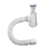 ОРИО сифон  бутылочный с пластиковым выпуском D-63мм х 40, с гибкой трубой 40-50