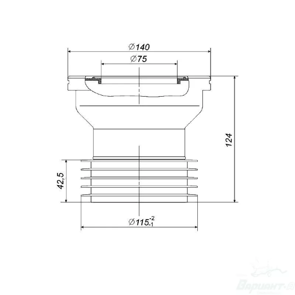 W 12 18 Труба фановая 120 Z W 12 18 Труба фановая 120 Z