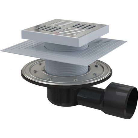Трап APV 3444 150х150/50/75  боковой  Alca Plast