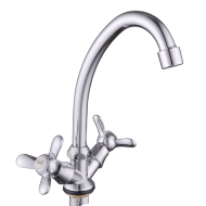 Смеситель Lucky Tap елочка 1/2", кер., излив 20см, шпилька KDE-2020S-62 Смеситель Lucky Tap елочка 1/2", кер., излив 20см, шпилька KDE-2020S-62