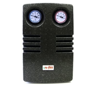 Насосно-смесительная группа UNI-FITT DN25, с термосмесителем, Grundfos UPM3 HYBRID 25-70 180