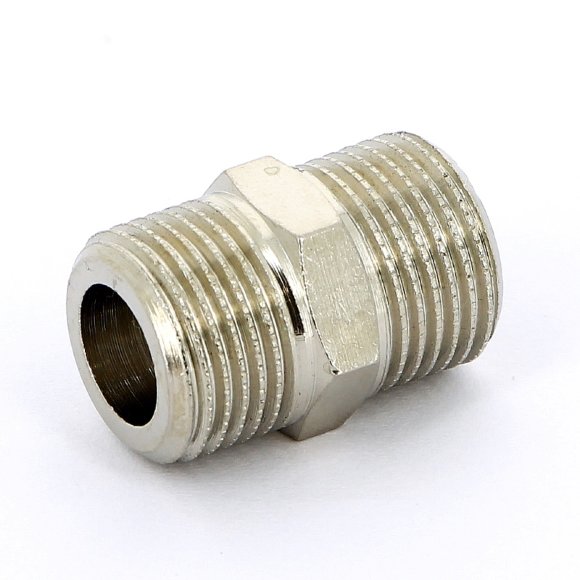 Ниппель Н никелированный UNI-FITT 3/8" Ниппель Н никелированный UNI-FITT 3/8"