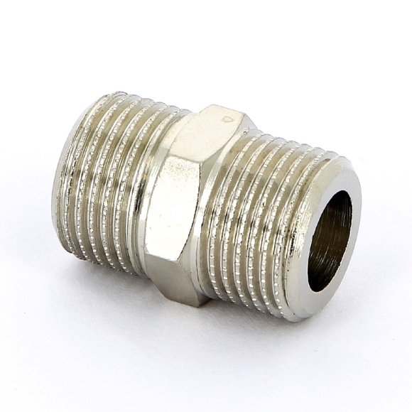 Ниппель Н никелированный UNI-FITT 3/8" Ниппель Н никелированный UNI-FITT 3/8"