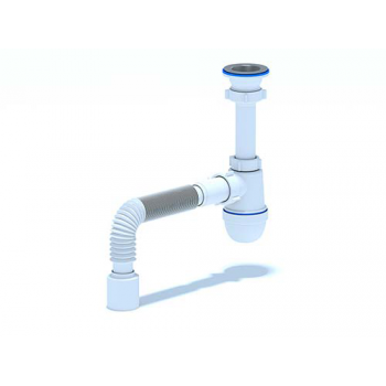 С 01 10 Сифон Ани 40  1 1/2" с гибк тр Z