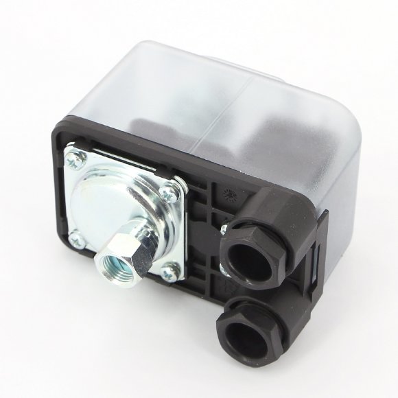Реле давления UNI-FITT PM 5 с накидной гайкой 1/4", 1-5 бар, в прозрачном корпусе с градуированной ш