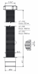 ОРИО гибкая труба 1 1/2 х 40 диаметр D-40 мм, длина 2000мм (переходник на 50мм)