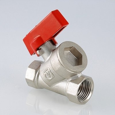 Кран шаровой с цельным корпусом 1/2" вн.-вн. Кран шаровой с цельным корпусом 1/2" вн.-вн.