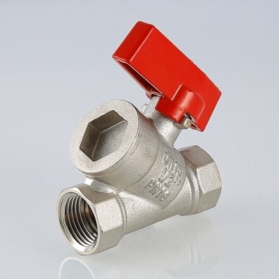 Кран шаровой с цельным корпусом 1/2" вн.-вн. Кран шаровой с цельным корпусом 1/2" вн.-вн.