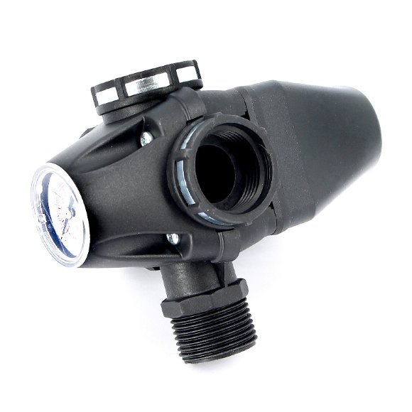 Реле давления UNI-FITT PM 5-3W НВВ 1", с манометром, 1-5 бар