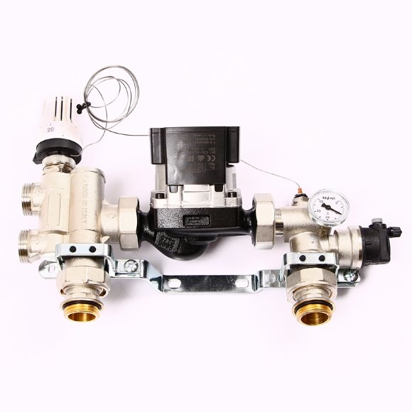 Насосно-смесительная группа UNI-FITT SOLOMIX 1" с энергоэффективным насосом GRUNDFOS UPM3 AUTO 25-70