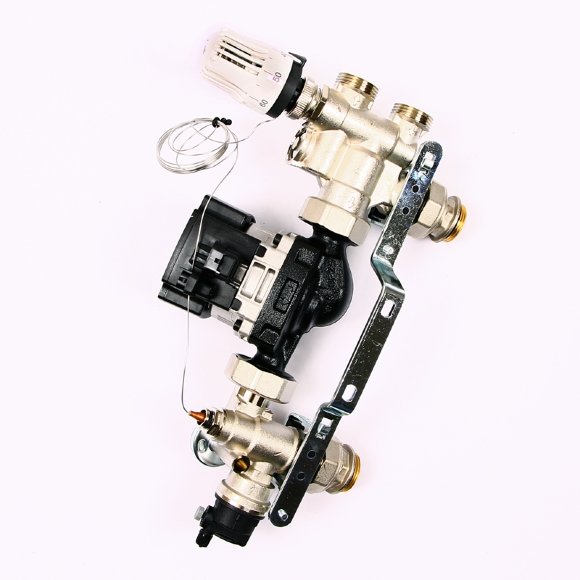 Насосно-смесительная группа UNI-FITT SOLOMIX 1" с энергоэффективным насосом GRUNDFOS UPM3 AUTO 25-70