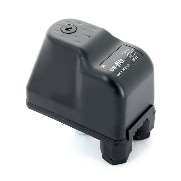 Реле давления UNI-FITT PM 12 с накидной гайкой 1/4", 3-12 бар