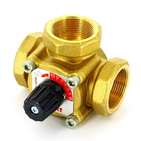 Клапан В трехходовой смесительный Uni-Fitt 1 1/2" Kvs 26
