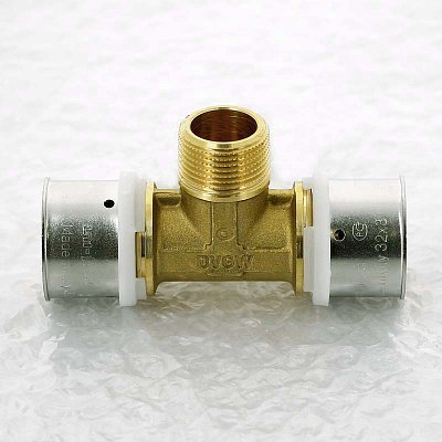 Тройник пресс-Н UNI-FITT 32х3/4'х32 Тройник пресс-Н UNI-FITT 32х3/4'х32