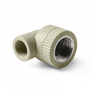 PP-R Угольник комбинированный ВР Серый 32-1 PRO AQUA PP-R Угольник комбинированный ВР Серый 32-1 PRO AQUA