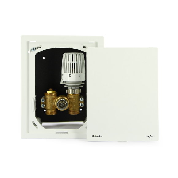 Терморегулирующий узел UNI-FITT HeatBox C Н 3/4" для теплого пола