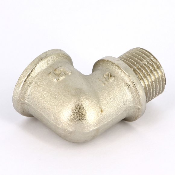 Угол НВ UNI-FITT 1/2" с упором никелированный Угол НВ UNI-FITT 1/2" с упором никелированный