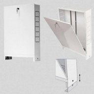 Шкаф коллекторный металлический накладной UNI-FITT 1304х651-691х125 Шкаф коллекторный металлический накладной UNI-FITT 1304х651-691х125