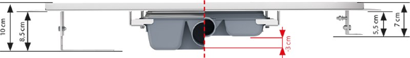 Желоб Alca Plast APZ 1- 550 Желоб Alca Plast APZ 1- 550