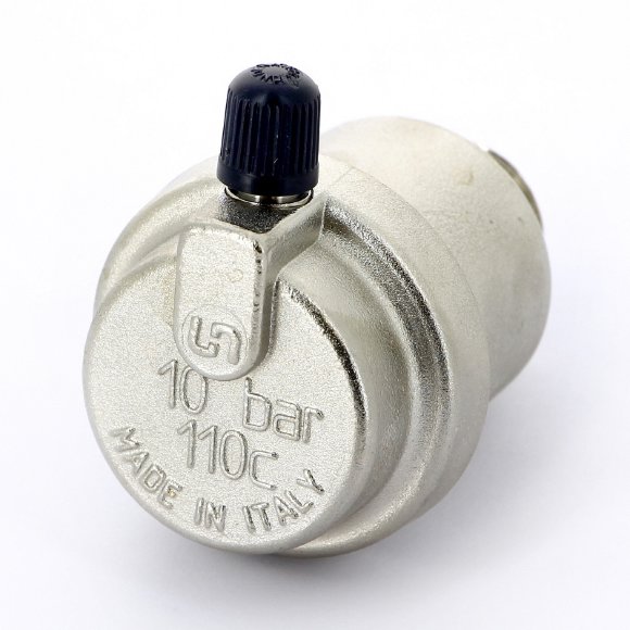 Воздухоотводчик автоматический Н 1/2" UNI-FITT с нижним подключением и боковым выпуском