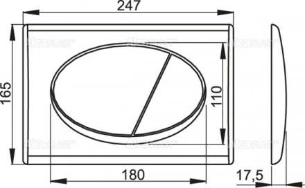 Кнопка Alca Plast M 70 Кнопка Alca Plast M 70