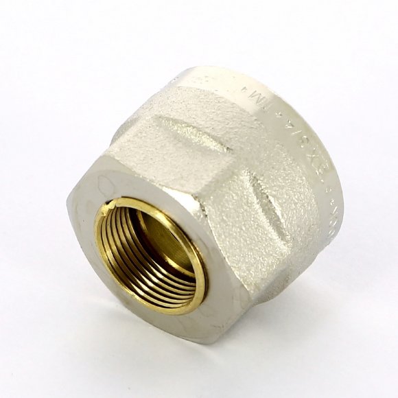 Соединитель обжим-В Uni-Fitt 15 х 3/4" EK для медных труб